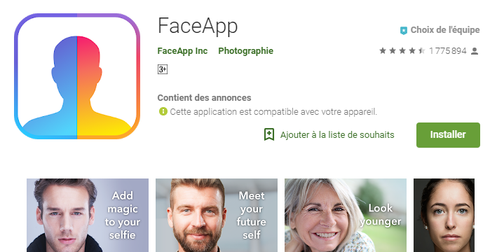 You are currently viewing FaceApp Challenge: De fausses applications installent des Malwares